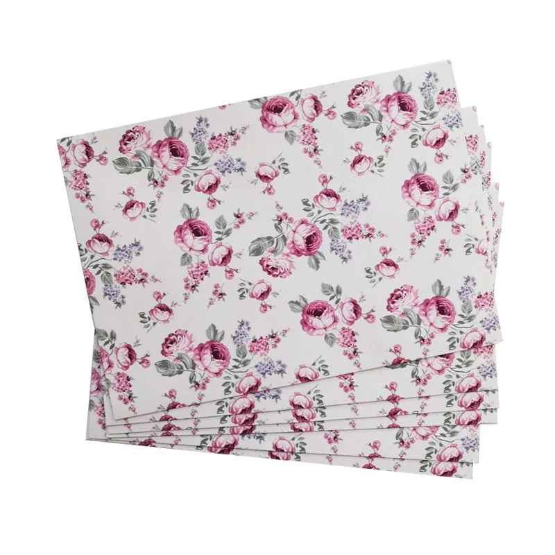 

Конверты с цветочным принтом, 17,5 х 12,5 см, 50 шт.