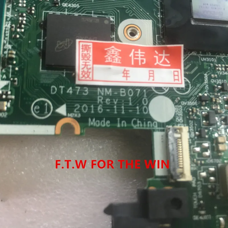 Verkauf 01HW895 01HW896 MB FÜR Para Lenovo Laptop Motherboard T470P CPU I5--7300 NM-B071 100% Probado