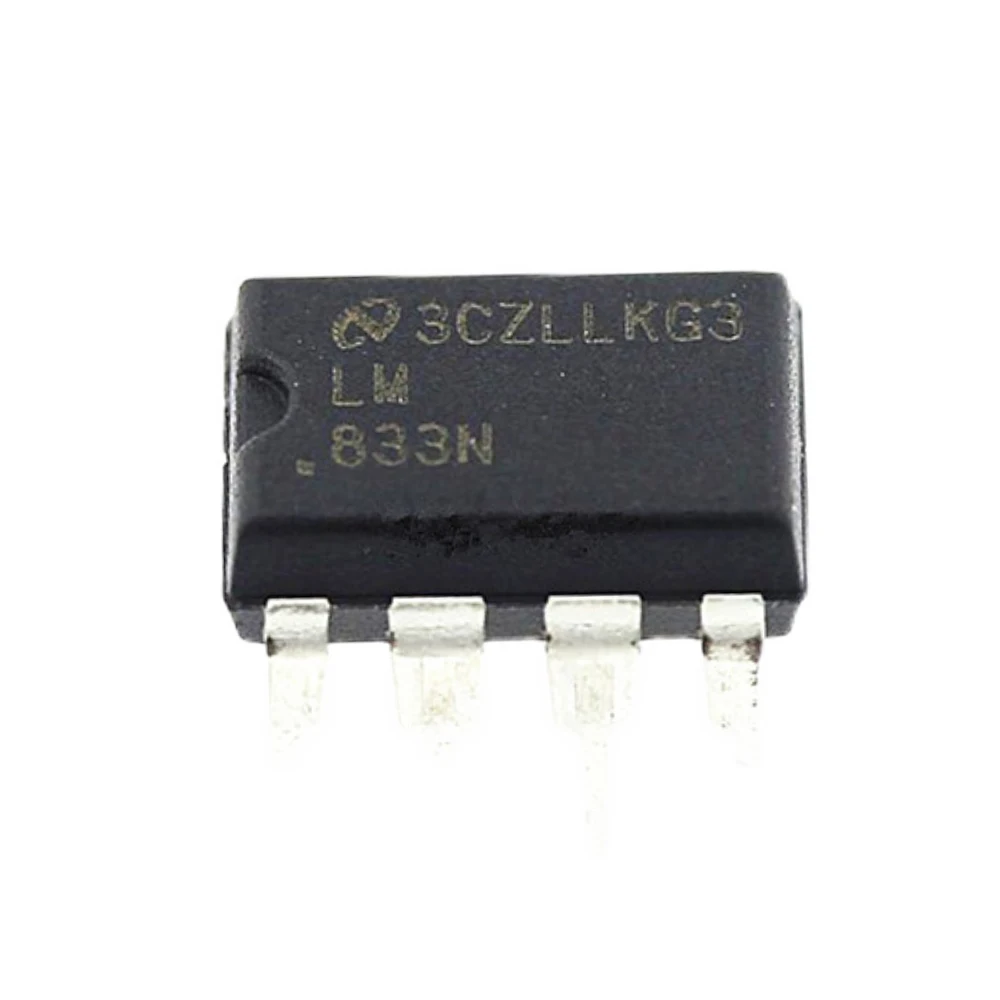 

10 шт. LM833N DIP8 LM833 DIP 833N DIP-8 новый и оригинальный IC