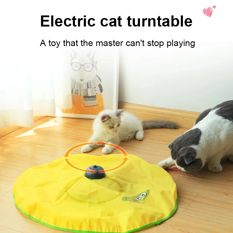 

Электрическая вращающаяся игрушка для кошки кошка палка автоматический вращающийся интерактивная игрушка для кошек Undercover Ткань Перемещен...