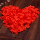 1000 шт. свадебное платье с цветочным узором, с украшением лепестков вьющаяся Роза из искусственного шелка с принтом лепестков, ложные лепесток Романтическая Свадебная вечеринка аксессуары 7z