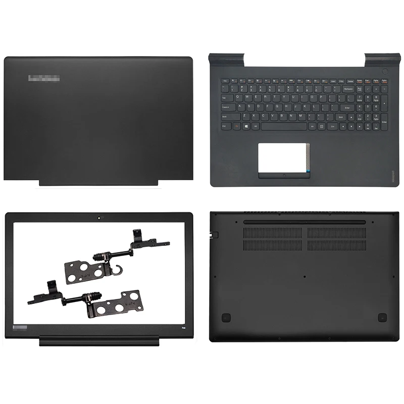 

Новинка для Lenovo IdeaPad 700-15 700-15isk задняя крышка для ноутбука/передняя панель/петли/Упор для рук/Нижняя верхняя задняя крышка черного цвета
