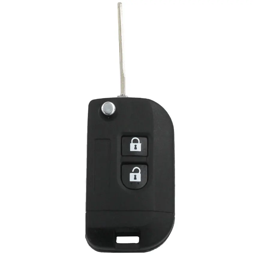 2 кнопки Складная откидная оболочка ключа дистанционного управления чехол для