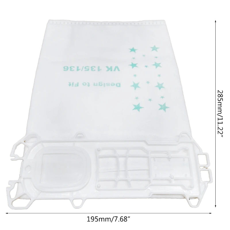 

Vacuum Cleaner Dust Collector Bags Replacement Accessory Fit for VORWERK VK135 VK136 Sweeping Machine Wholesale&Drop Ship