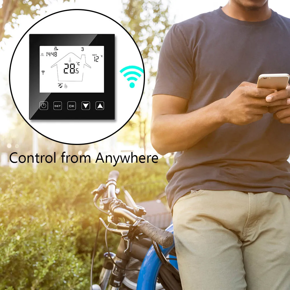 AC95 ~ 250V WiFi термостат умный регулятор температуры для воды Электрический газовый