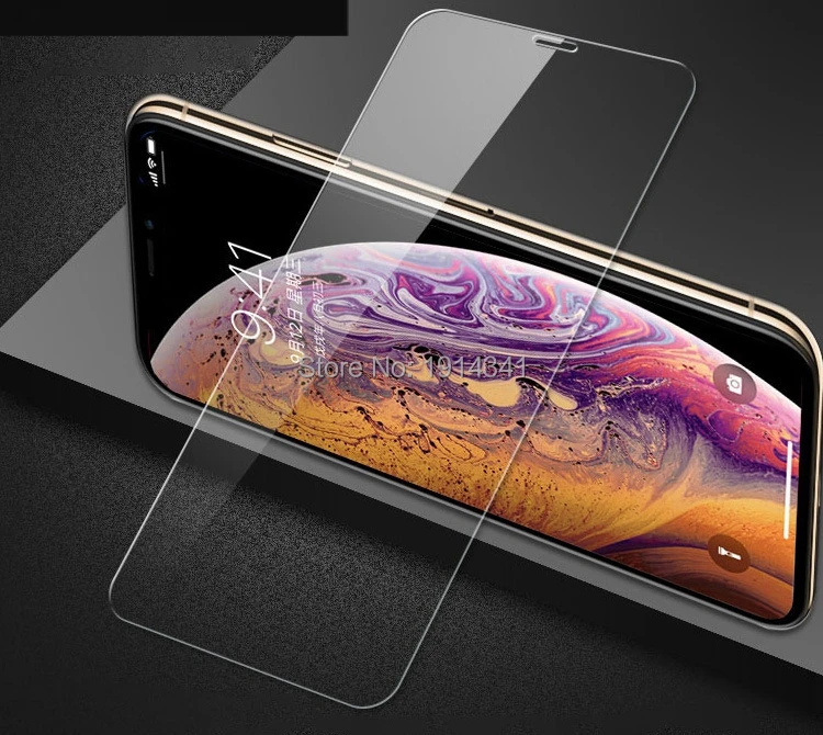 100 шт./лот прозрачная пленка из закаленного Стекло Экран протектор для iphone 11 pro max 5