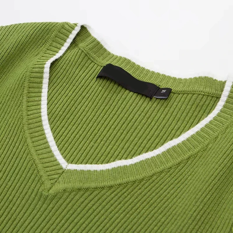 Осень 2020 женские короткие свитера GOPLUS повседневные однотонные черные розовые