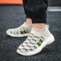 2021 kids sneakers slip on sock shoes childrens summer boy red shoes children casual shoes off white barefoot shoes bear sole
