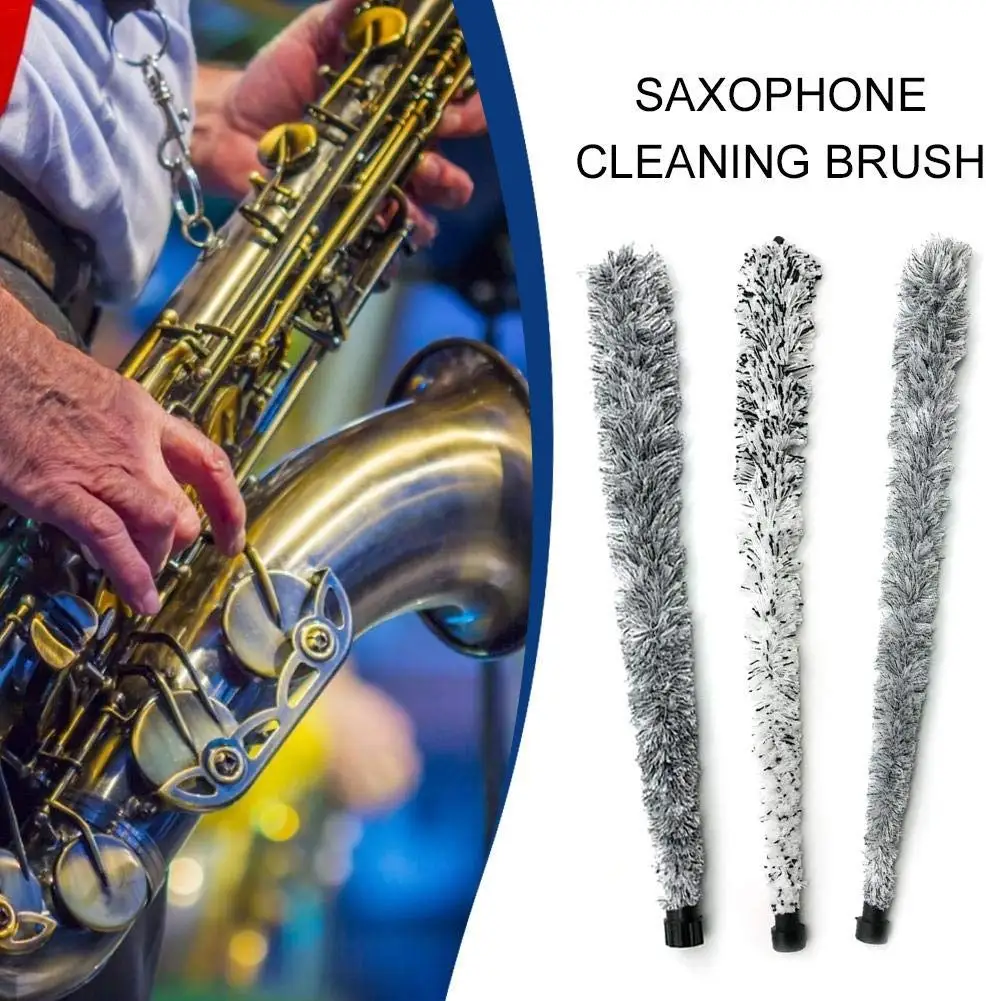 Очистка саксофона щетка альт сопрано очистка мягкий уход инструмент внутренний
