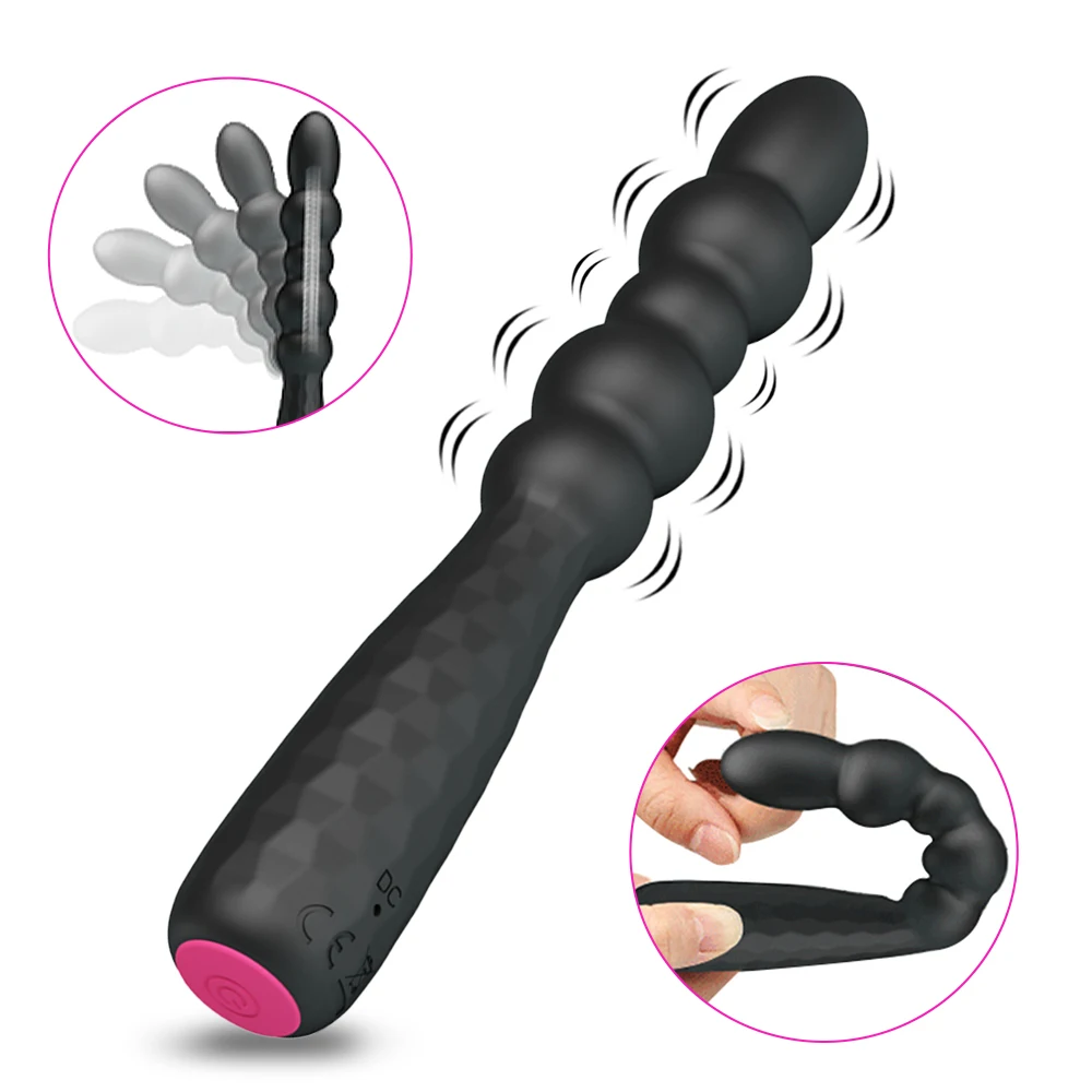 Buttplug Prostate Massager Wand Anal Beads Vibrators for Women Vibrate Butt Plug Men Erotic Toys Couples | Красота и здоровье