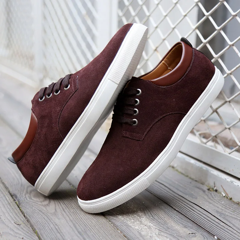 Мужская повседневная обувь Мокасины мужские лоферы кроссовки замшевые кожаные