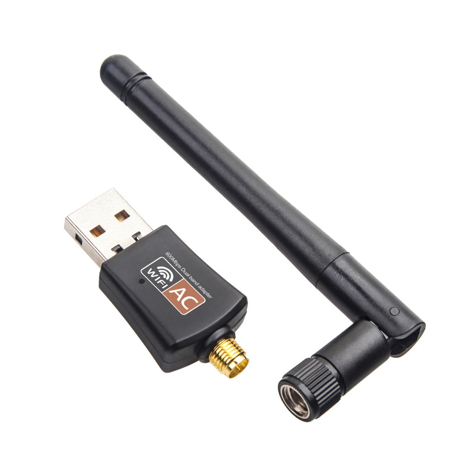 Беспроводной USB Wi Fi адаптер Creacube 600 м сетевая карта ресивер 2 4G 5G Двухдиапазонные