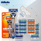 Бритва Gillette Fusion 5 для мужчин, набор для безопасного бритья, кассеты для бритья лица, бритва с заменяемыми лезвиями
