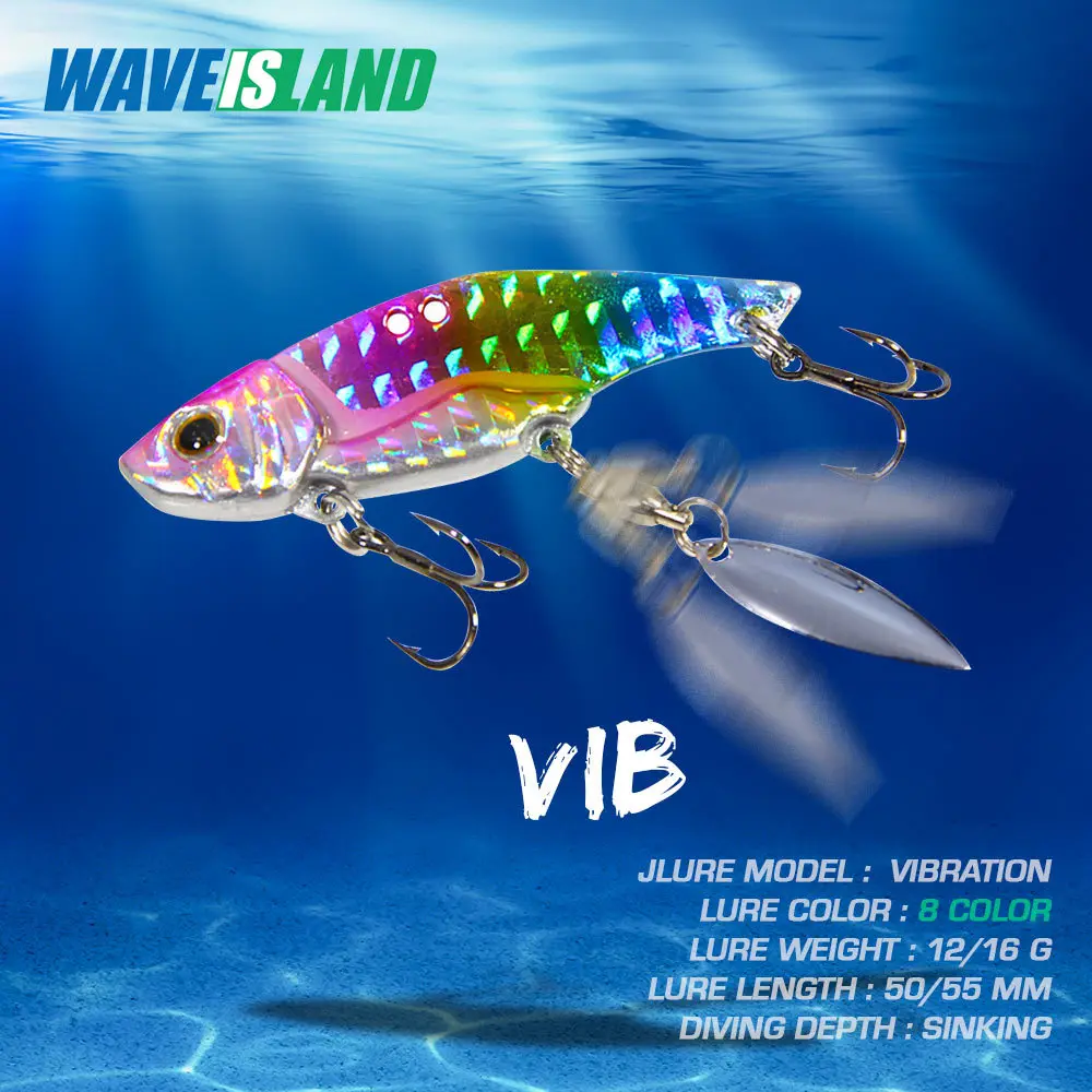 Приманка для рыбалки WAVEISLAND 2021 металлическая 12 г 16 г|Наживки рыбной ловли| |