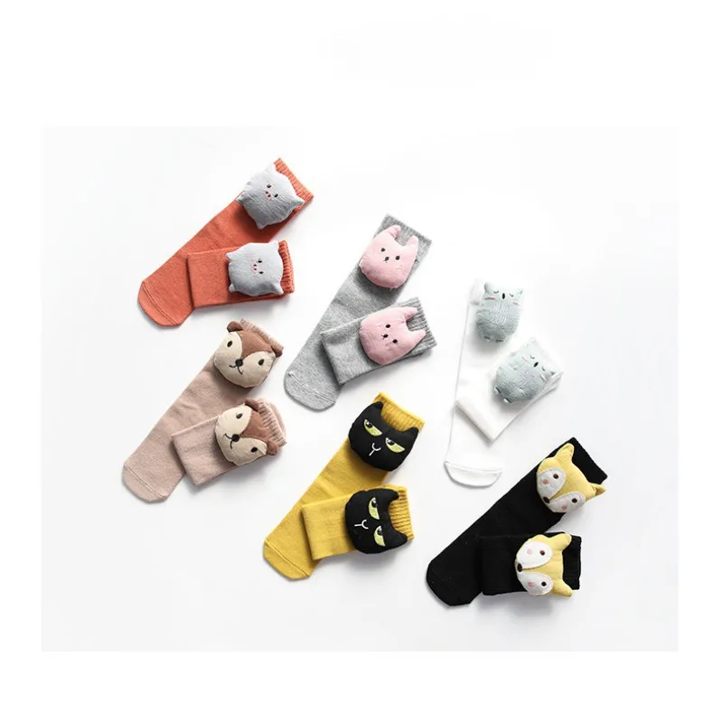 

WEIXINBUY милые Мультяшные носки для девочек, колготки карамельных цветов, Длинные хлопковые носки вечерние мягкие детские гетры для кроватки