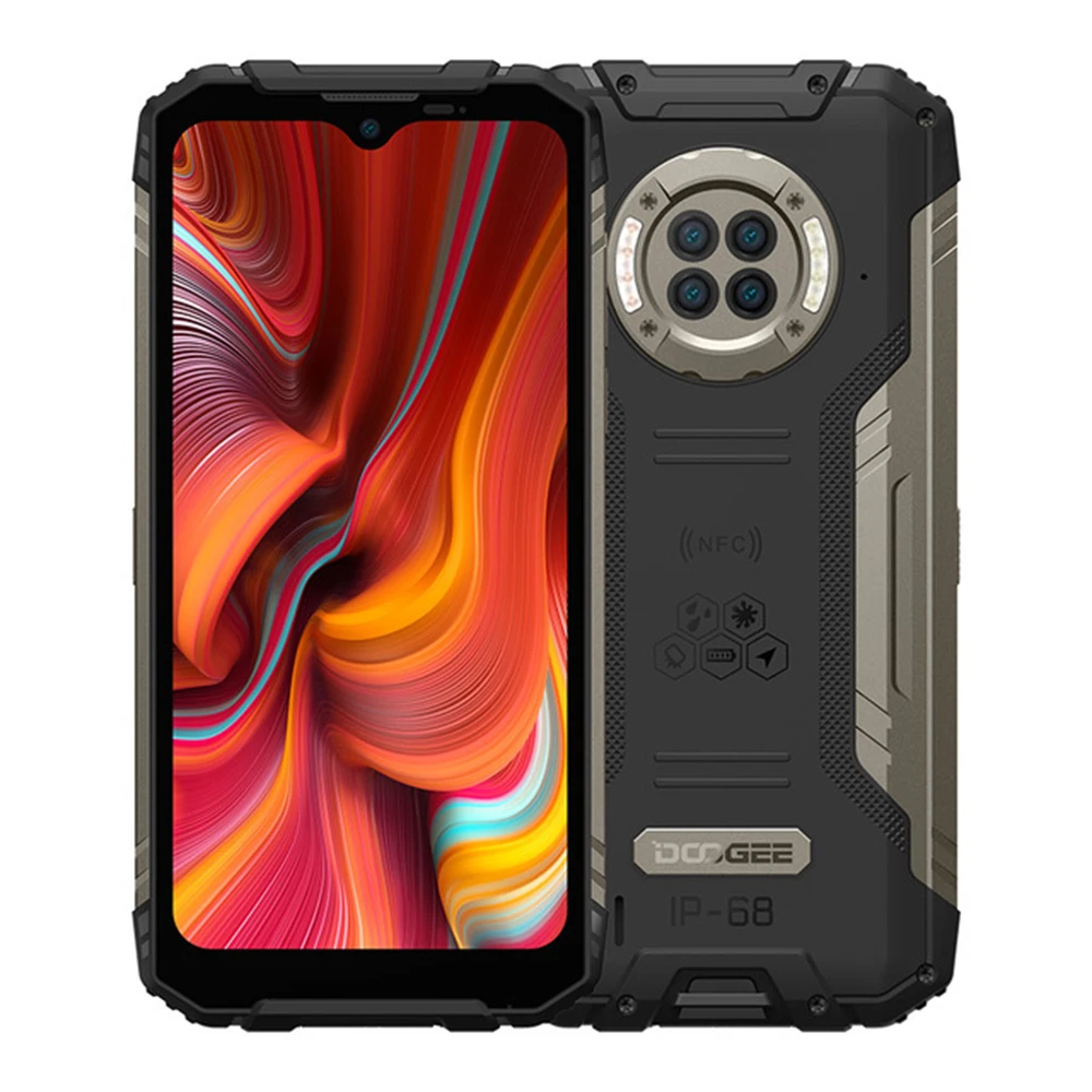 Перейти на Алиэкспресс и купить DOOGEE S96 Pro прочный телефон 6350 мАч 20 МП инфракрасное ночное видение Helio G90 Восьмиядерный 8 + 128 ГБ 6350 мАч 48 МП круглый четырехъядерный телефон