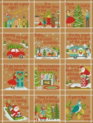 

Merry Christmas Holiday Counted Cross Stitch 11CT 14CT 18CT DIY Chinese Cross Stitch Kits Embroidery Needlework Sets