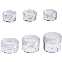 10pcs cosmetic jar 235101520g small empty cosmetic refillable bottles plastic eyeshadow makeup face cream jar pot container