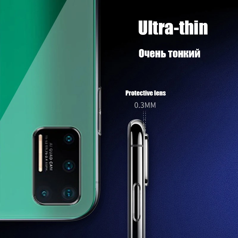 Чехол для Smartisan nut Pro 3 TPU Силиконовый прочный прозрачный чехол защитный на заднюю