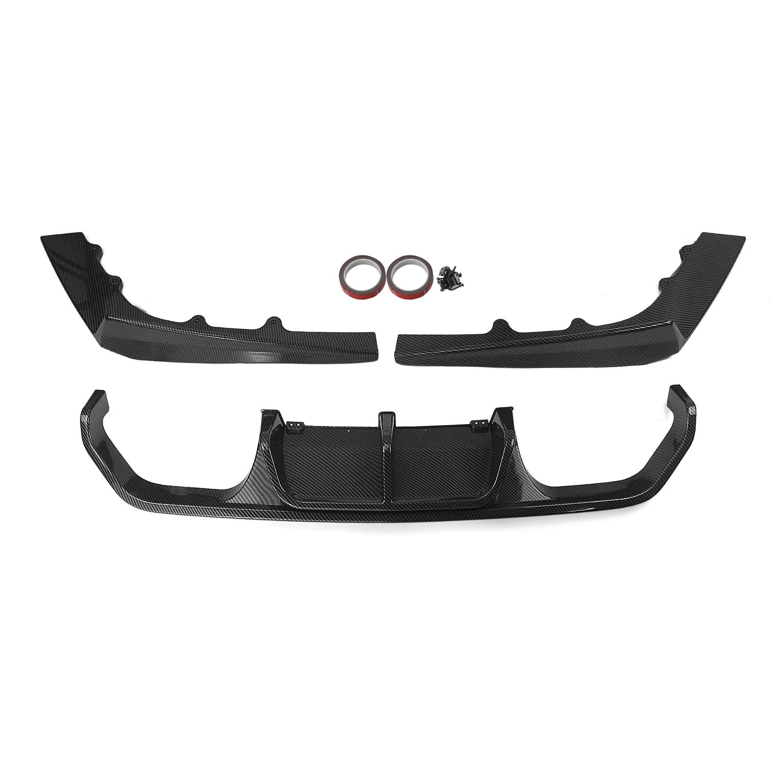Для BMW M3 M4 F80 F82 2015-2020 задний диффузор бампер губа из углеродного волокна внешний