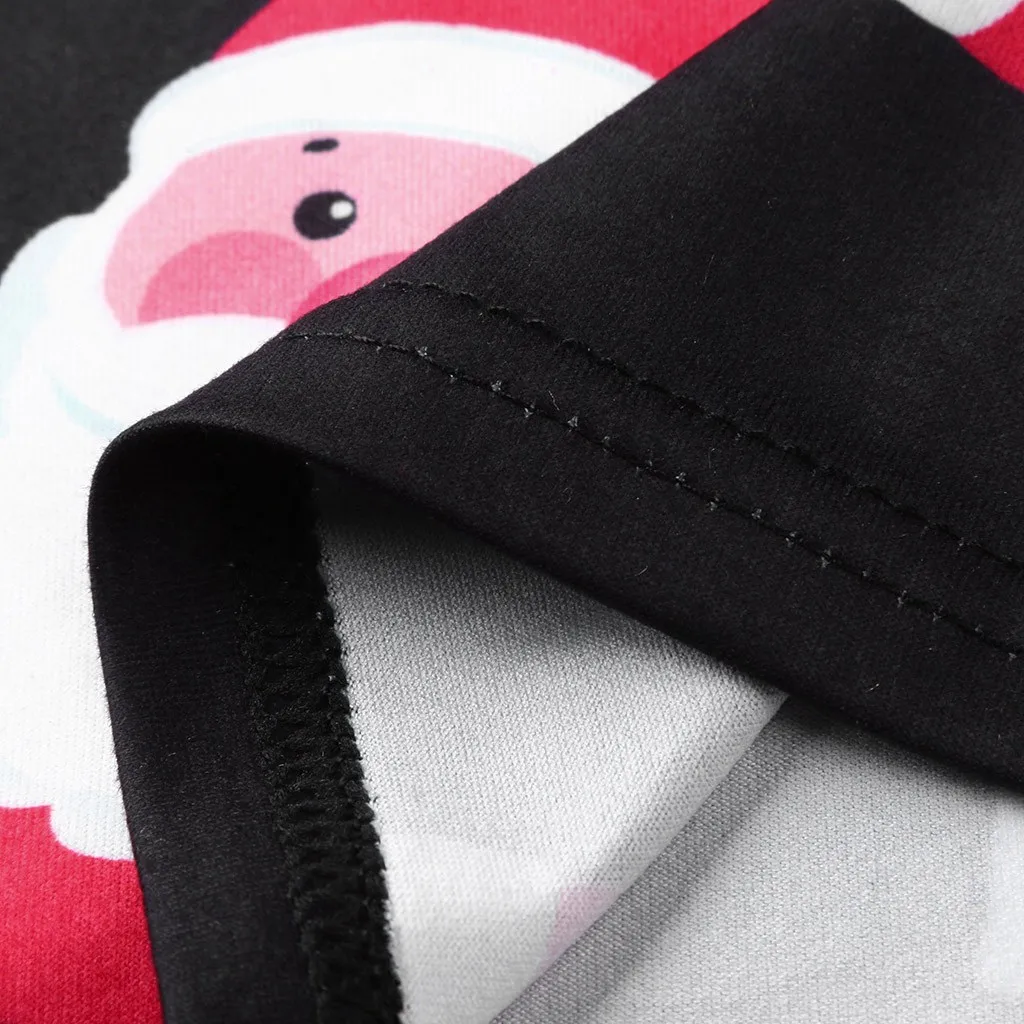 Новое поступление 2020 женское платье с круглым вырезом рождественское принтом