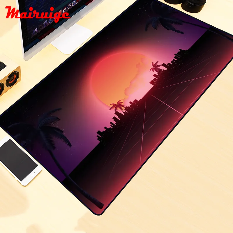 

Cartoons Large Mouse Pad PC Laptop Keyboard Gamer Anime Sunset Mousepad Desk Mat Gaming Room Accessories Kawaii Table Pad Carpet