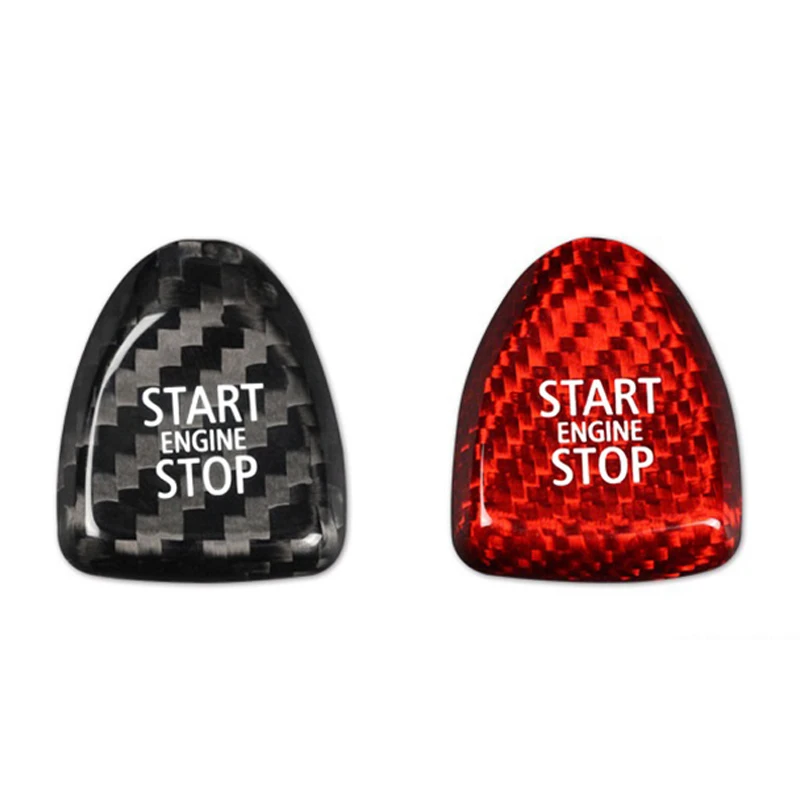 Наклейка для кнопки включения и остановки двигателя из углеродного волокна