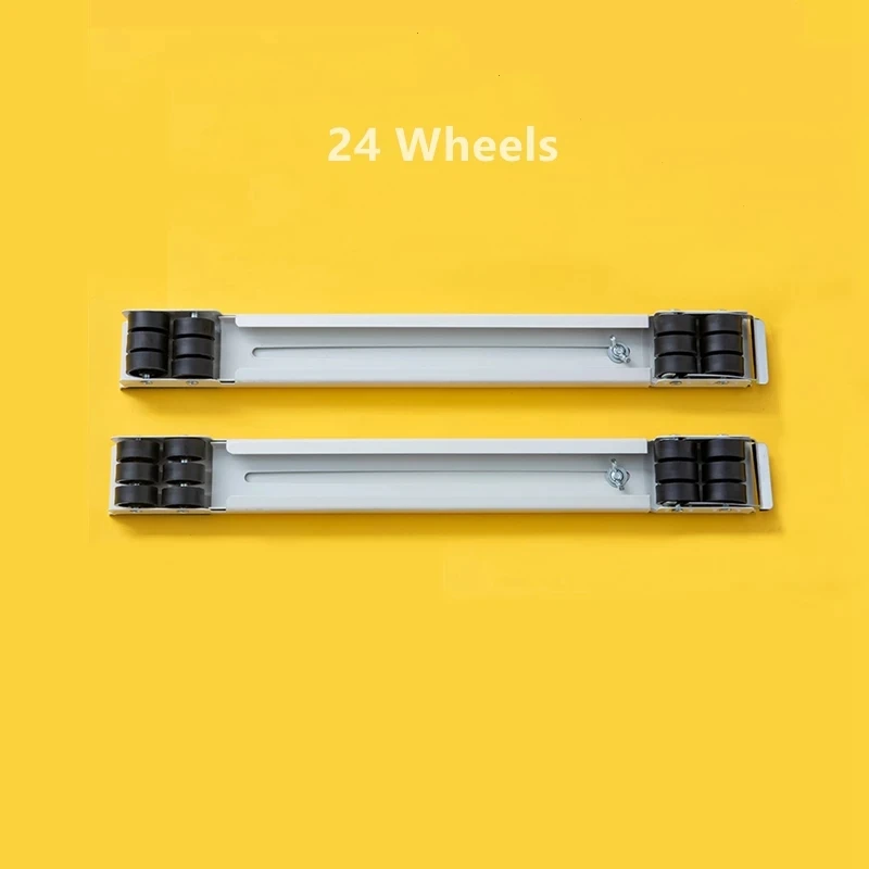 

Washing Machine Stand Movable Adjustable Refrigerator Base Mobile Roller Bracket 24 Wheel Washing Machine Dryer Holder A
