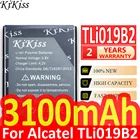 Аккумулятор большой емкости 3100 мАч для ALCATEL One Touch POP C7 OT-7041 7041D, двойная батарея для телефона TLI019B1 TLi019B2
