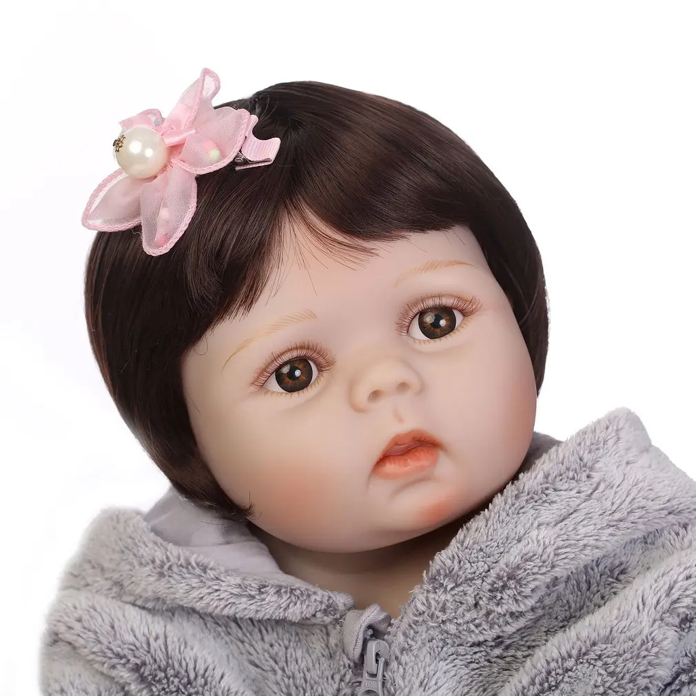 

COLLECTION 21 inch Silicone Baby Doll Cute Lovely Handmade Adorable Realistic Simulation Toddler Newborn Baby Doll Play Toys