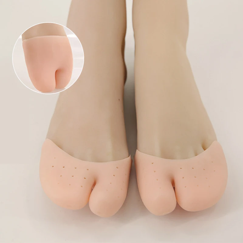 

1 Pair Silicone Toe Sleeve Foot Protection Ballet High Heels Hallux Valgus Gel Protective Protector Care Tool Massge Toe Pad