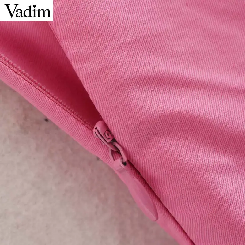 Vadim women Sexy solid maxi dress spaghetti straps side zipper sleeveless female casual ankle length dresses vestidos QD407 | Женская