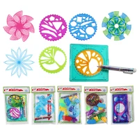 spirograph suit variety of magic childrens art creative painting templates student stationery improve childrens imagination