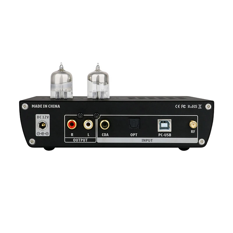 Оптический коаксиальный вход dilvpoet DAC DT-1 XMOS ESS9038Q2M USB Bluetooth 6N3 ламповый усилитель для