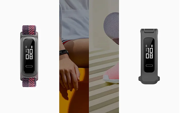 Смарт-браслет huawei Band 4e для игры в баскетбол, Genius, монитор положения для бега, 2 режима ношения, водонепроницаемость до 50 метров