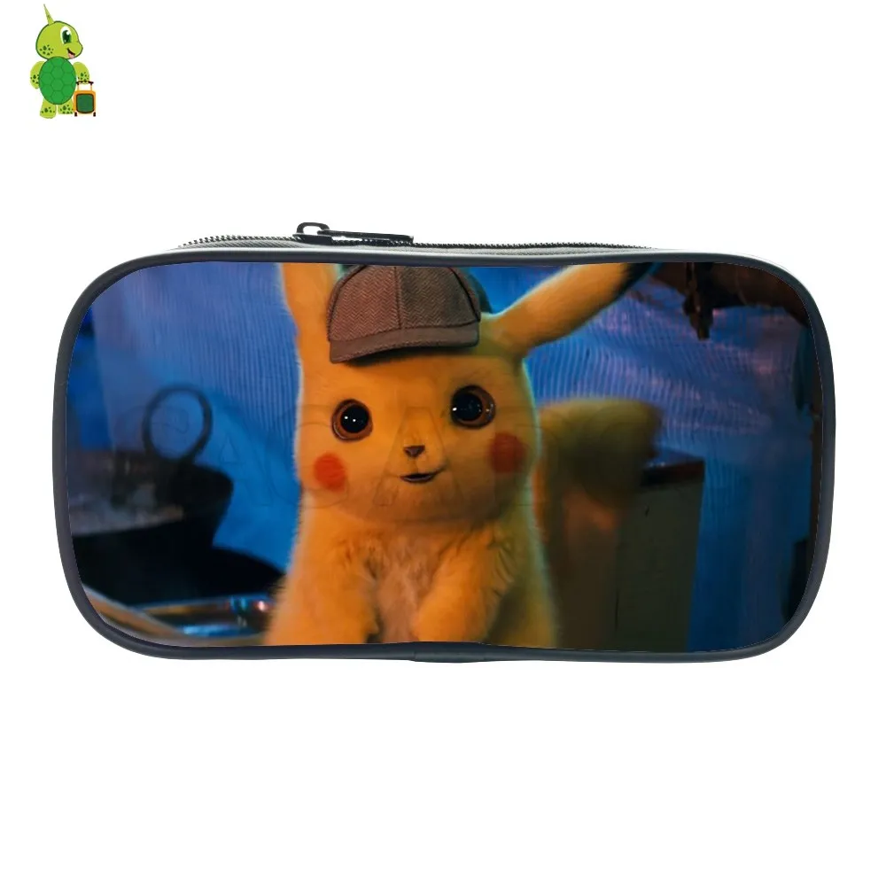 Пенал Let's Go Pikachu для мальчиков и девочек с покемоном Иви печатные канцелярские