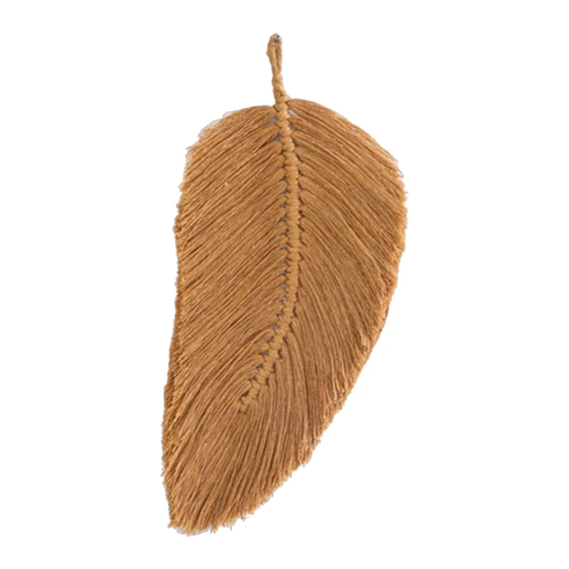 

Elegant Hand-woven Tassels Leaves Bedroom Wall Hanging Pendant Art Wall Accents Q6PD