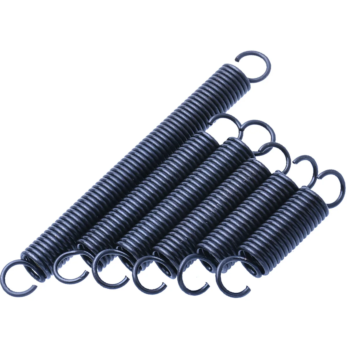1Pcs Wire Dia 2mm Spring Steel Tension OD 14-20mm S Hook Cylindroid Helical Pullback Extension Length 50mm -100mm | Обустройство дома
