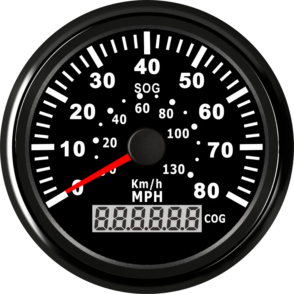 Спидометры автомобильные 0-80 миль/ч 1 шт. бесплатная доставка Gps белые индикаторы