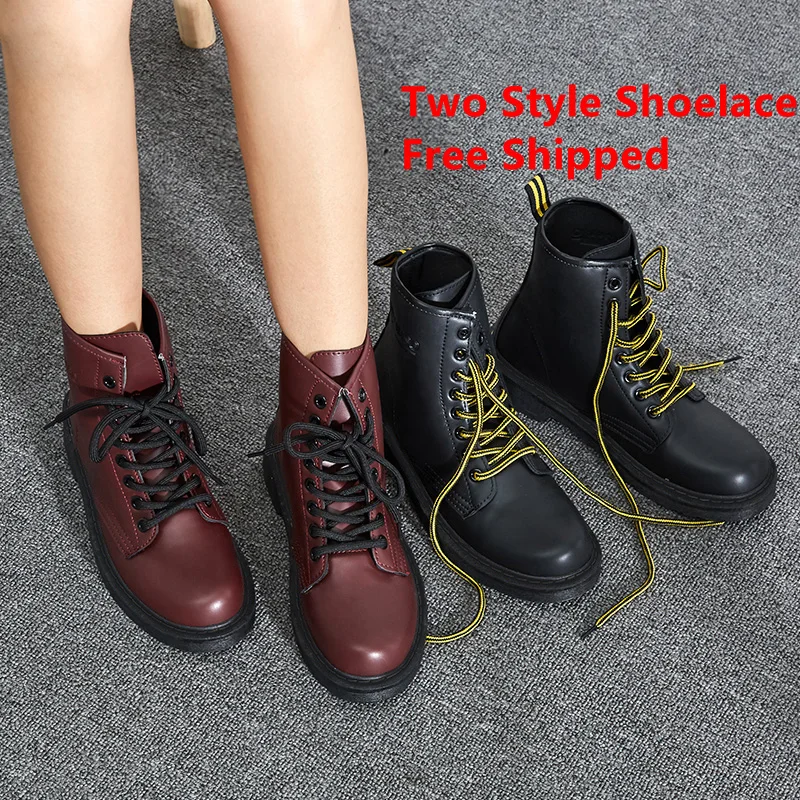 Новые ботильоны; женские зимние ботинки; кожаная женская обувь; мотоботы в британском стиле; женская зимняя обувь; женские ботинки на шнуровке