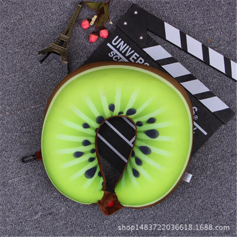 Подушки с фруктами u-образная подушка 6 цветов для защиты шеи путешествий арбуз