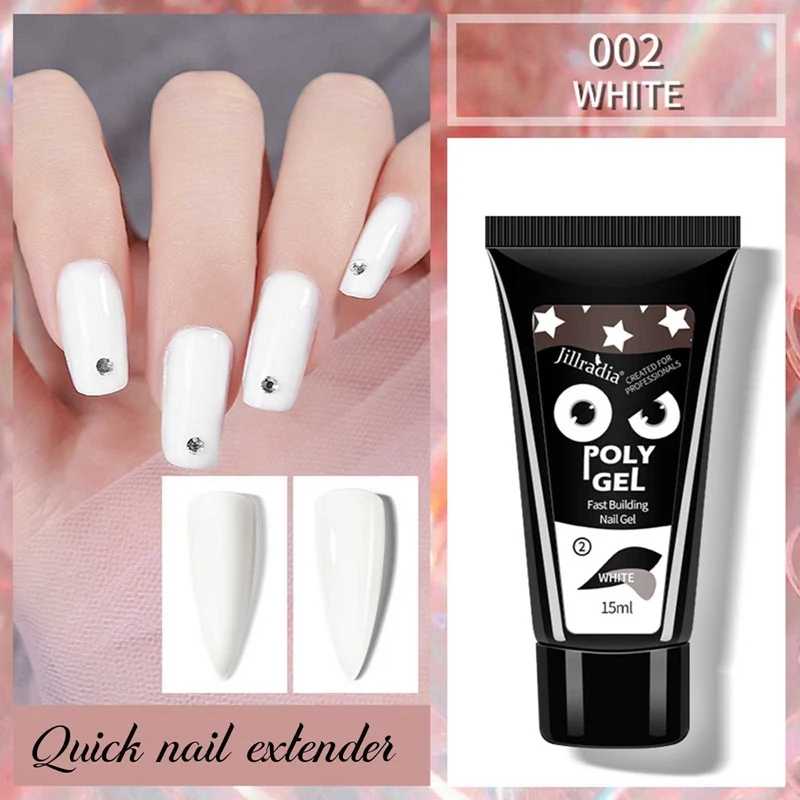 

15ml Extension Nail Model Phototherapy Gel UV Glue Crystal Extension Gel Quick Building Nail Polish Nail Art Tools