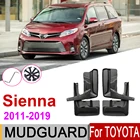 Брызговики для Toyota Sienna XL30 2019  2011, 2018, 2017, 2016, 2014, 2013, 2012