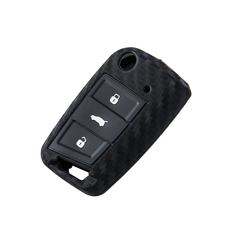 

KAPU 1PC Wholesale Silica Gel Car Key Cover for Volkswagen Golf 7 MK7 Koda Octavia A7 Key Protect Case Bag Great Product