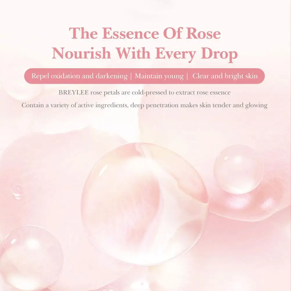 

BREYLEE Rose Face Serum Rose Extract Deep Hydrating Face Aging Skin Anti Lifting Care Nutrition 40ml Serum C6Y1