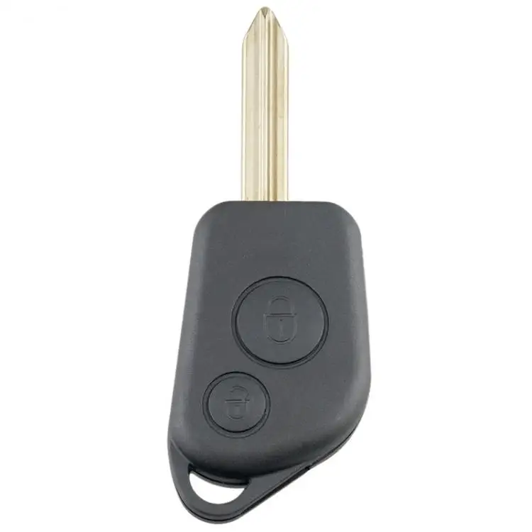 Чехол для автомобильного ключа с 2 кнопками необрезанное лезвие чехол телефона