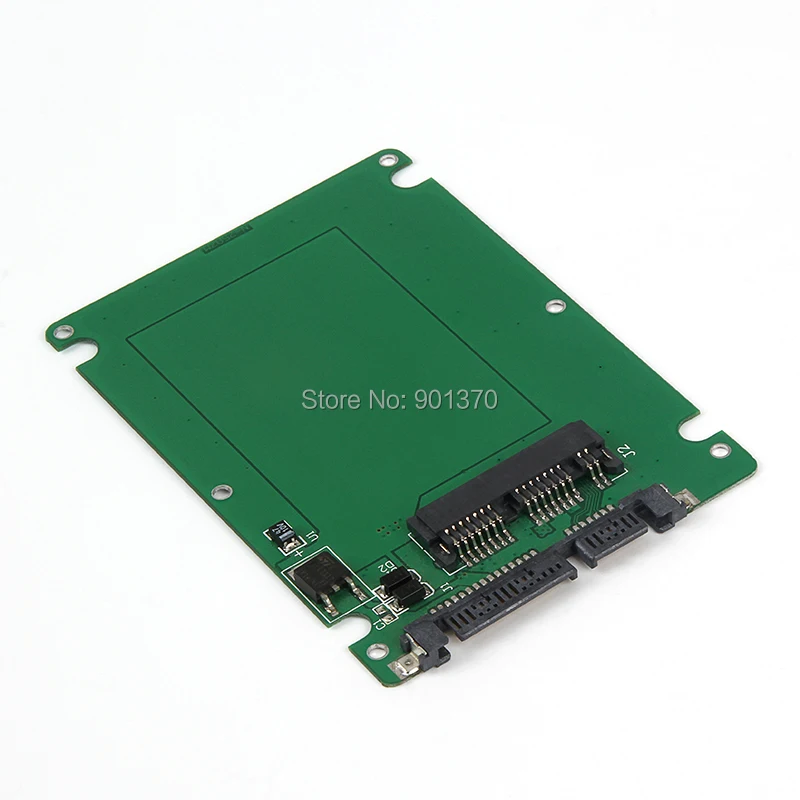 1,8 дюймов Micro SATA 16 Pin SSD до 2," SATA 22Pin SSD адаптер конвертер с корпусом высокого качества
