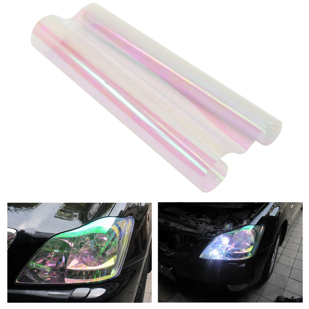 Лист виниловой пленки 30*300 см наклейка хамелеоновая Тонировочная виниловая