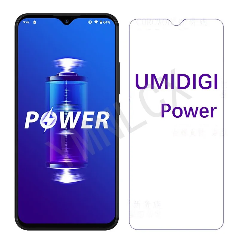 UMIDIGI Мощность 6 3 дюймов защитная пленка из закаленного стекла для стекло Экран