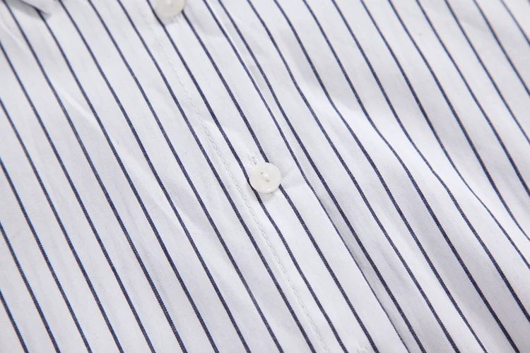 

2020 New Spring Autumn Women Striped Full Sleeve Tops Blouses Female Loose Office Ladies Casual Fashion Shirts Oversize WB56